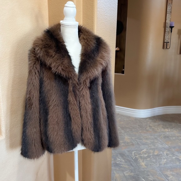 Silence + Noise Yavonne Faux Fur Teddy Jacket LNWOT size XS - Picture 6 of 11